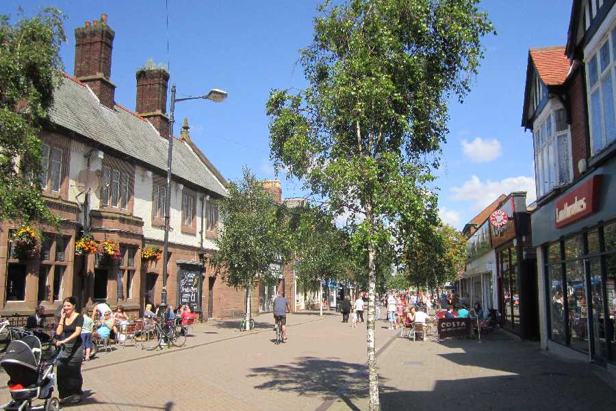 Affluent areas of Liverpool Crosby